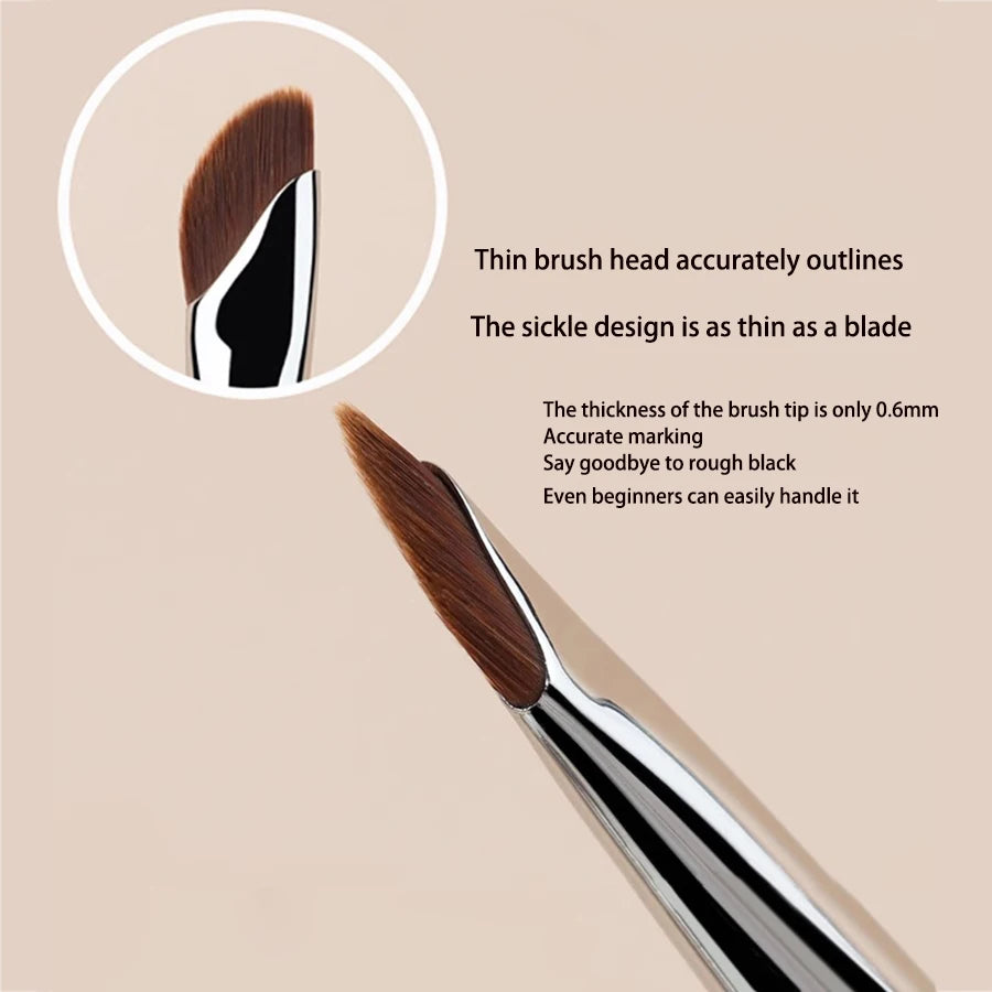 Sickle Eyeliner Brush Eyeshadow Blade Brush